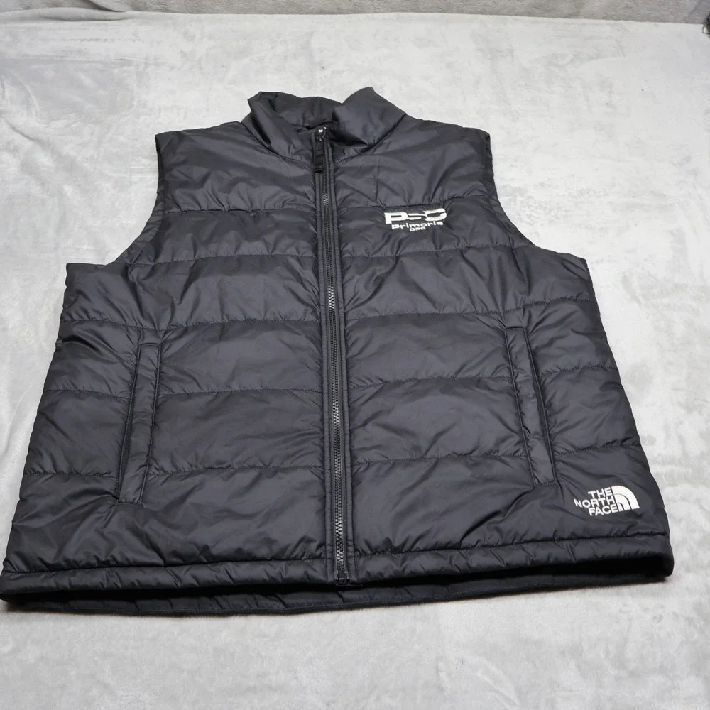 North Face Vest Men Large Black Everyday Insulated Light Pack Quilted Puffer